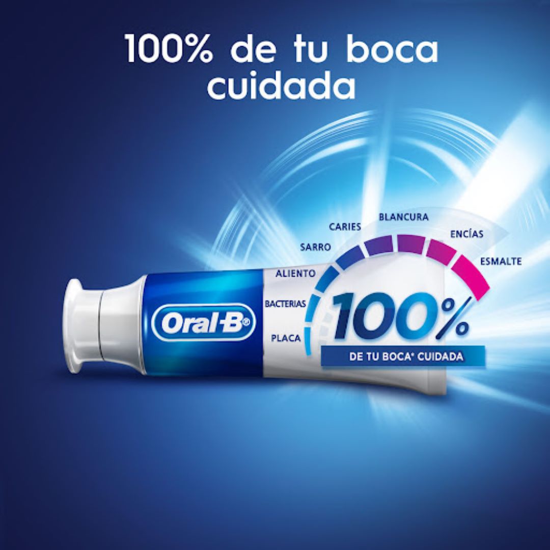 Crema Dental Oral B 100% 120 G