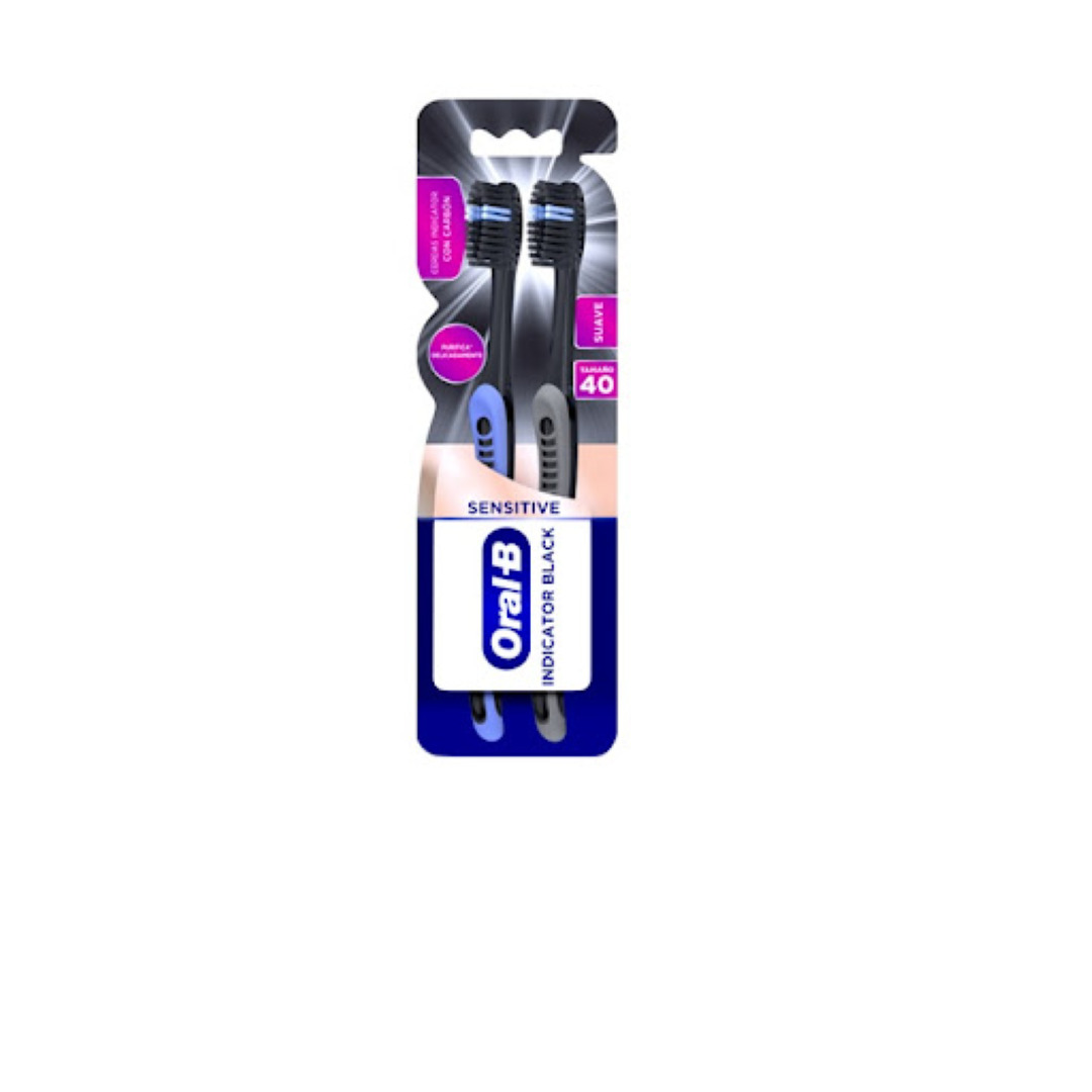 Cepillo Dental Oral B Black Sensit Sv 2 Und