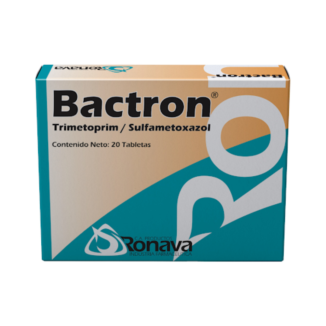 Bactron 400 Mg/80 Mg Sulfametoxazol - Trimetropim C.A.Productos Ronava 20 Tabl