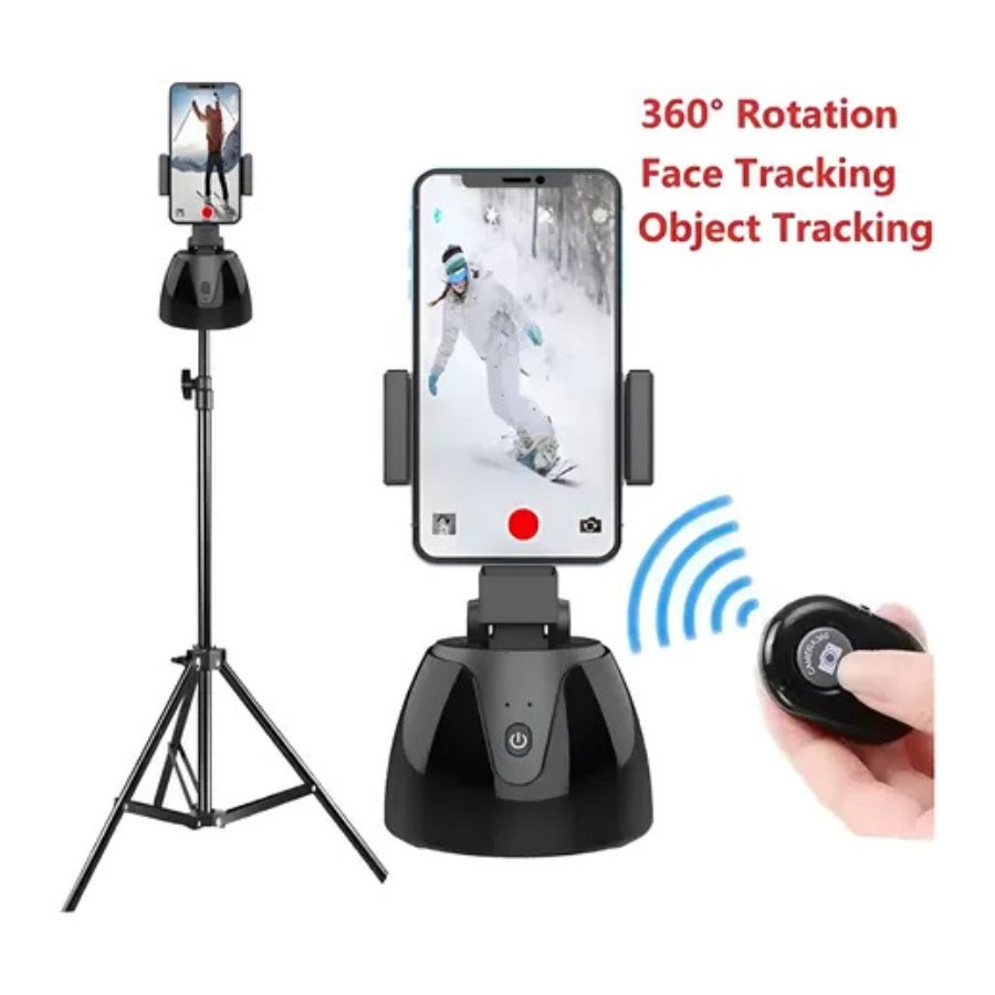 Soporte Base Telefóno Seguimiento Facial + Control + Tripode - Vista 6