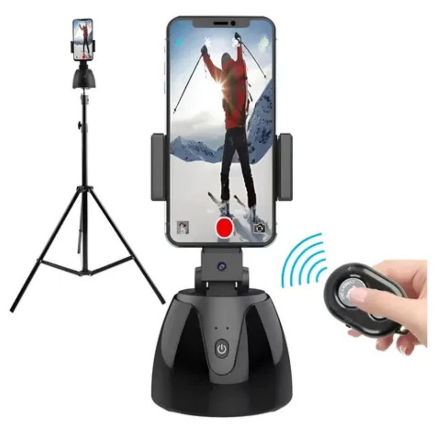 Soporte Base Telefóno Seguimiento Facial + Control + Tripode - Vista 4