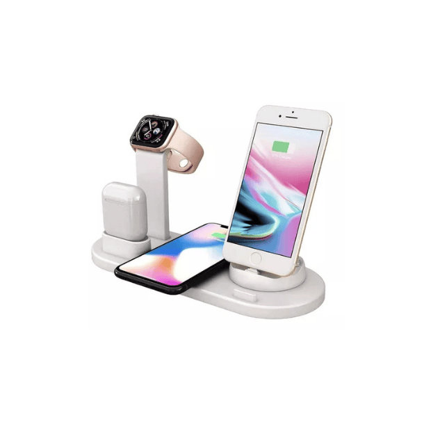 Cargador 6 En 1 Multifuncional Universal Wireless 15w