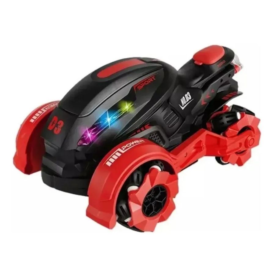 Carro Con Vapor Acrobacias Control Música Recargable Luces - Vista 8