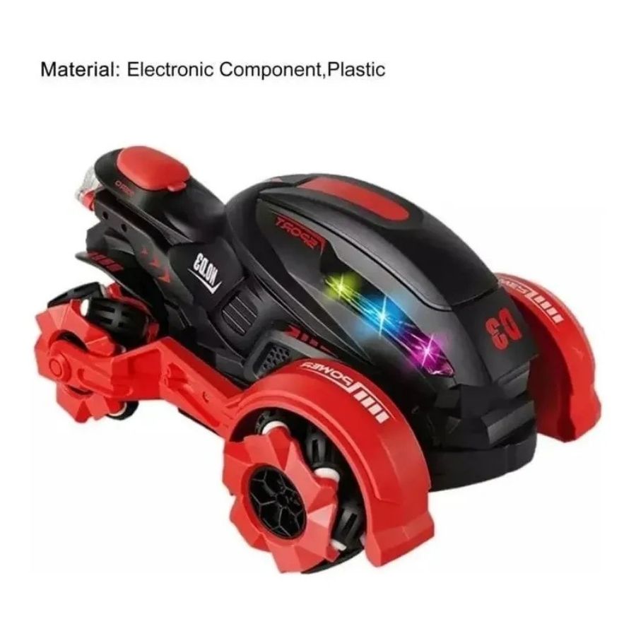 Carro Con Vapor Acrobacias Control Música Recargable Luces - Vista 10