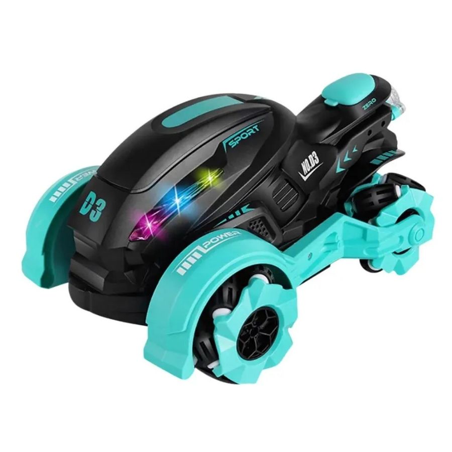 Carro Con Vapor Acrobacias Control Música Recargable Luces - Vista 6