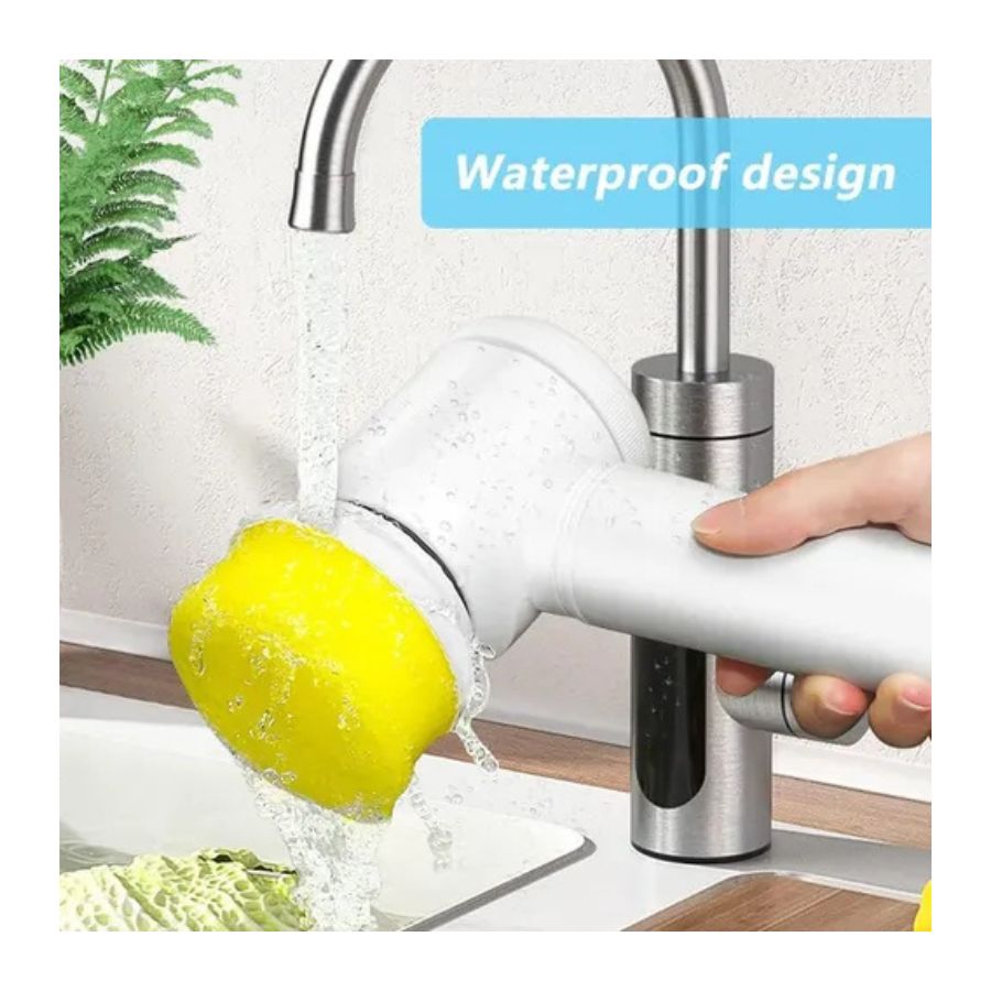 Cepillo Limpieza 5 En 1 Recargable Limpiador Cocina Hogar - Vista 2