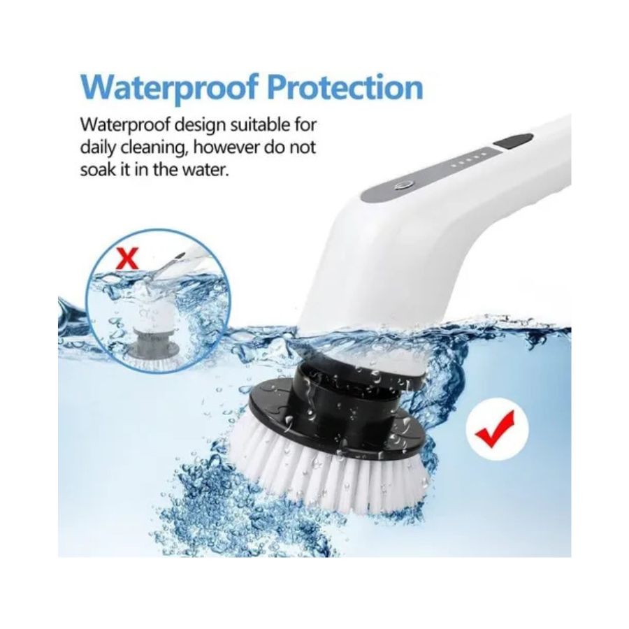 Cepillo Limpieza 7 En 1 Eléctrico Ajustable Mango Coche - Vista 3