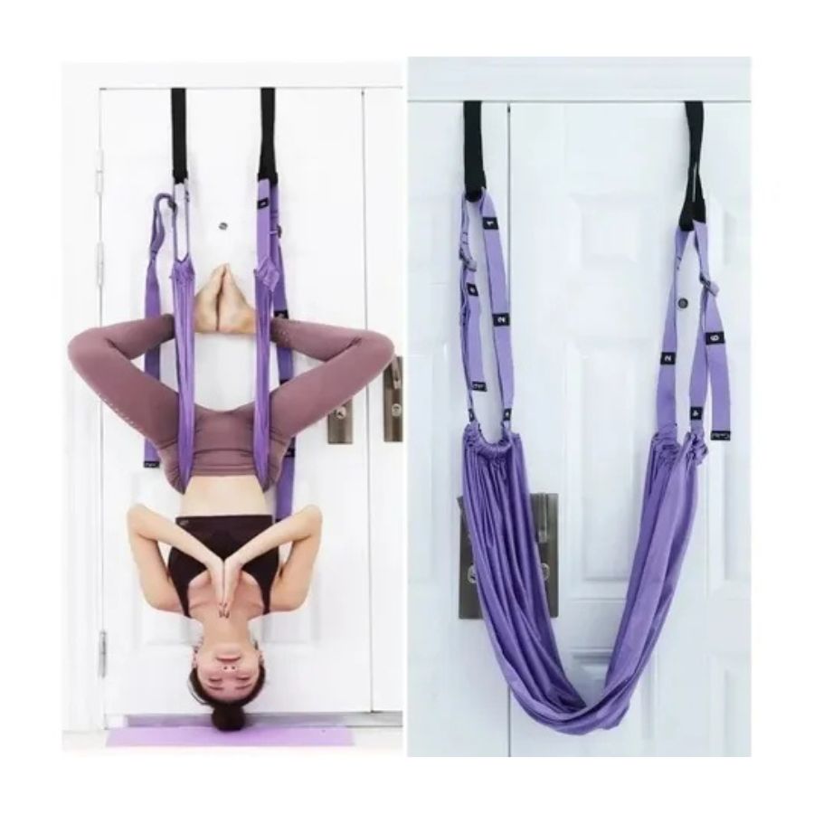 Columpio Cuerda Yoga Aeróbicos Elastico Ejercicio Crossfit - Vista 3