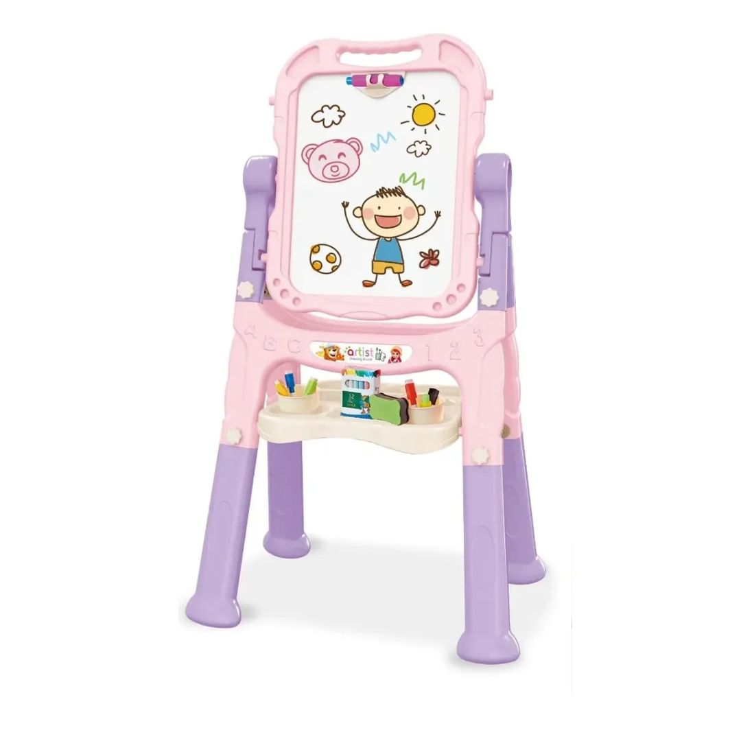 Pizarra Magnética Interactiva Dibujo Niños Caballete 48pcs - Vista 2