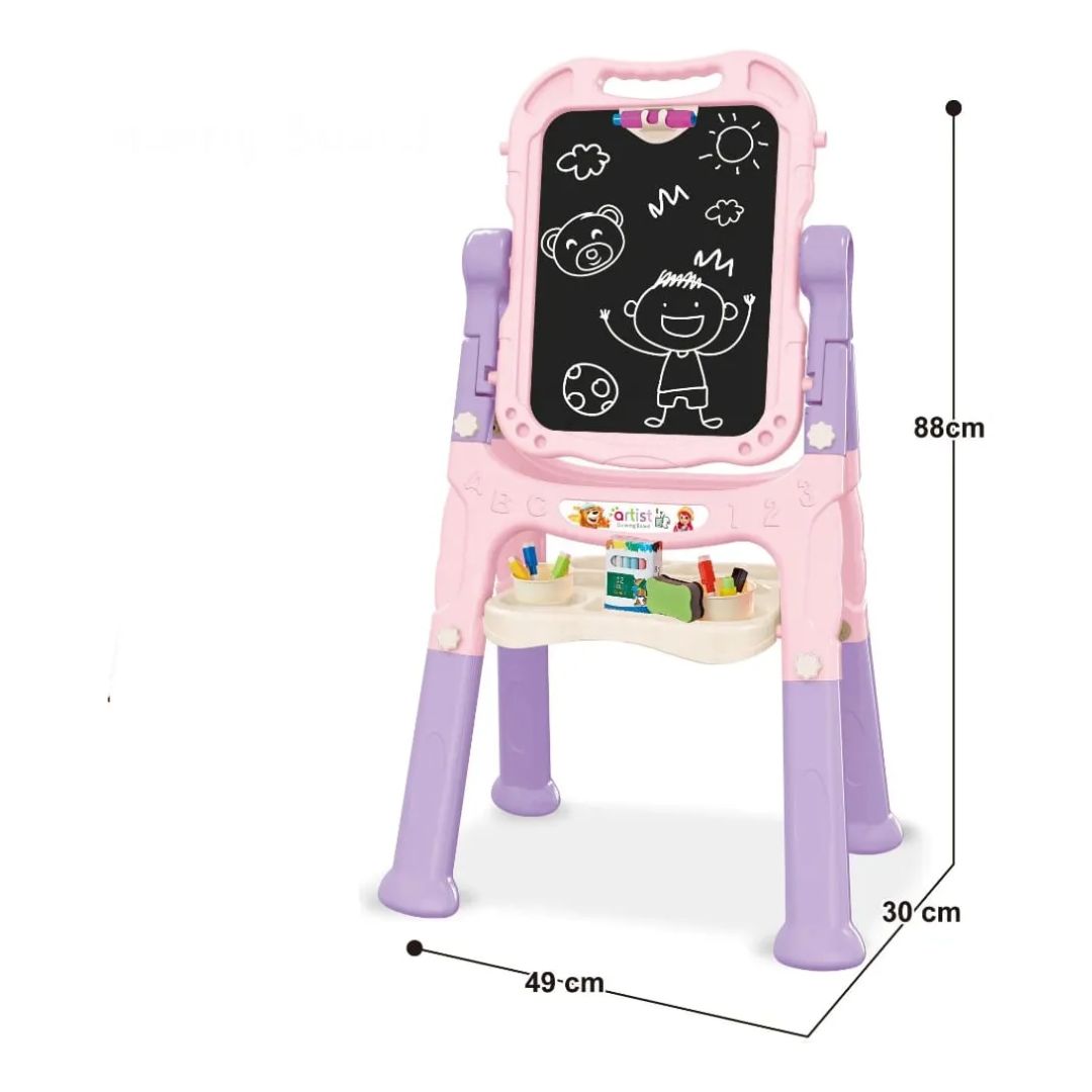 Pizarra Magnética Interactiva Dibujo Niños Caballete 48pcs - Vista 3