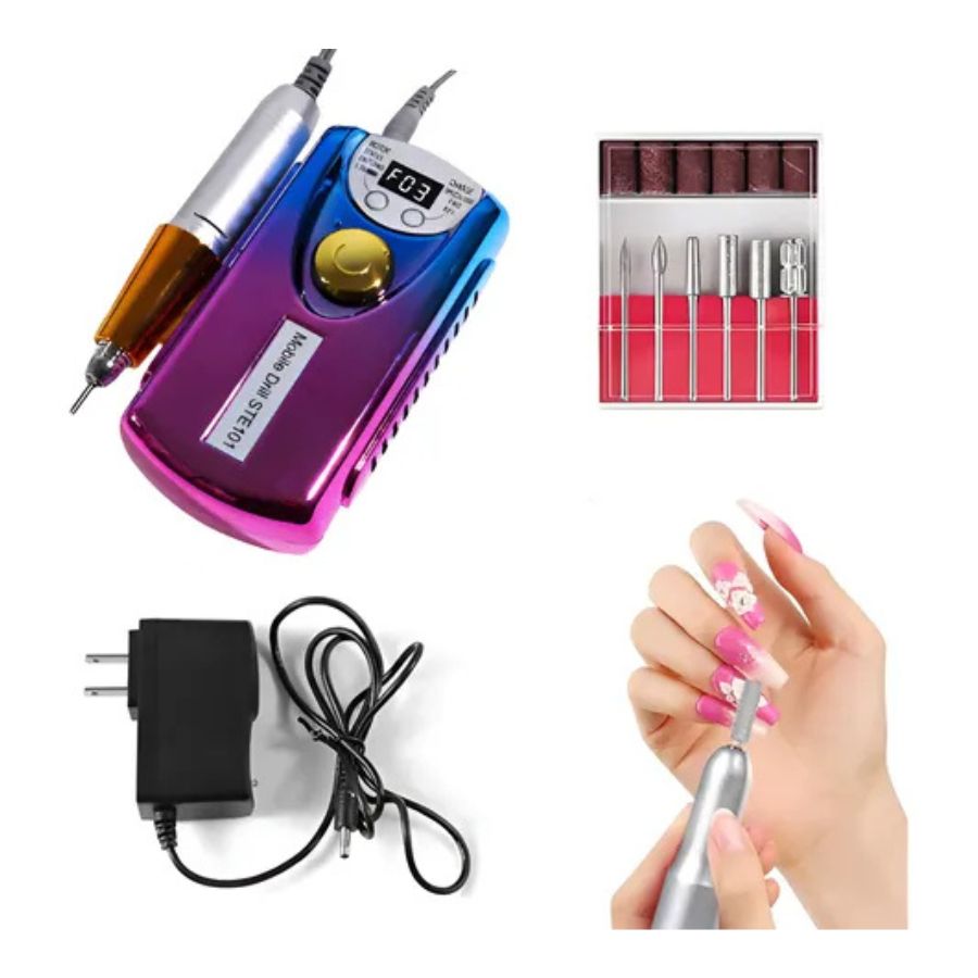 Drill De Uñas Dremel Profesional Recargable 30000 Rpm - Vista 4