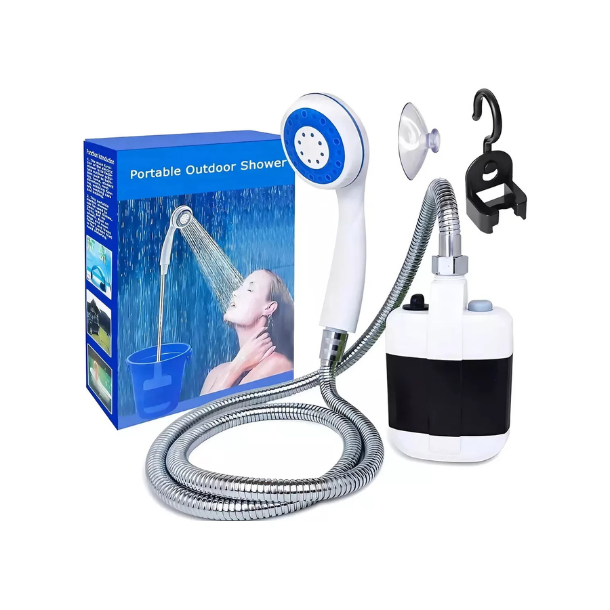 Ducha Regadera Sumergible Bomba Eléctrica Portatil Camping - Vista 2