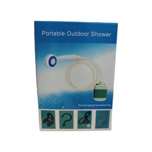 Ducha Regadera Sumergible Bomba Eléctrica Portatil Camping - Vista 5