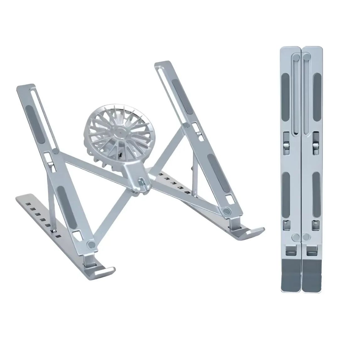 Base Soporte Ergonomico Ajustable Con Ventilador Para Laptop