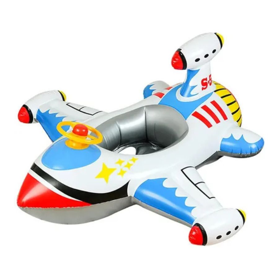 Flotador Salvavidas Inflable Avión Piscina Niños Volante