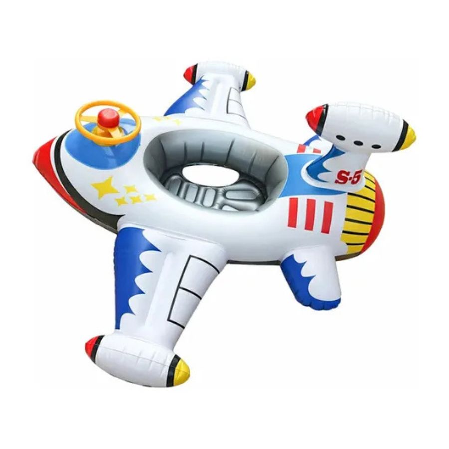 Flotador Salvavidas Inflable Avión Piscina Niños Volante - Vista 2