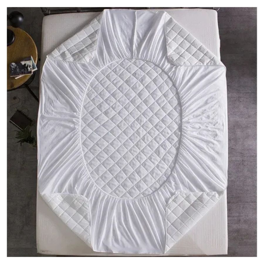 Cubre Colchon Protector Funda Cama Impermeable Matrimonial - Vista 3