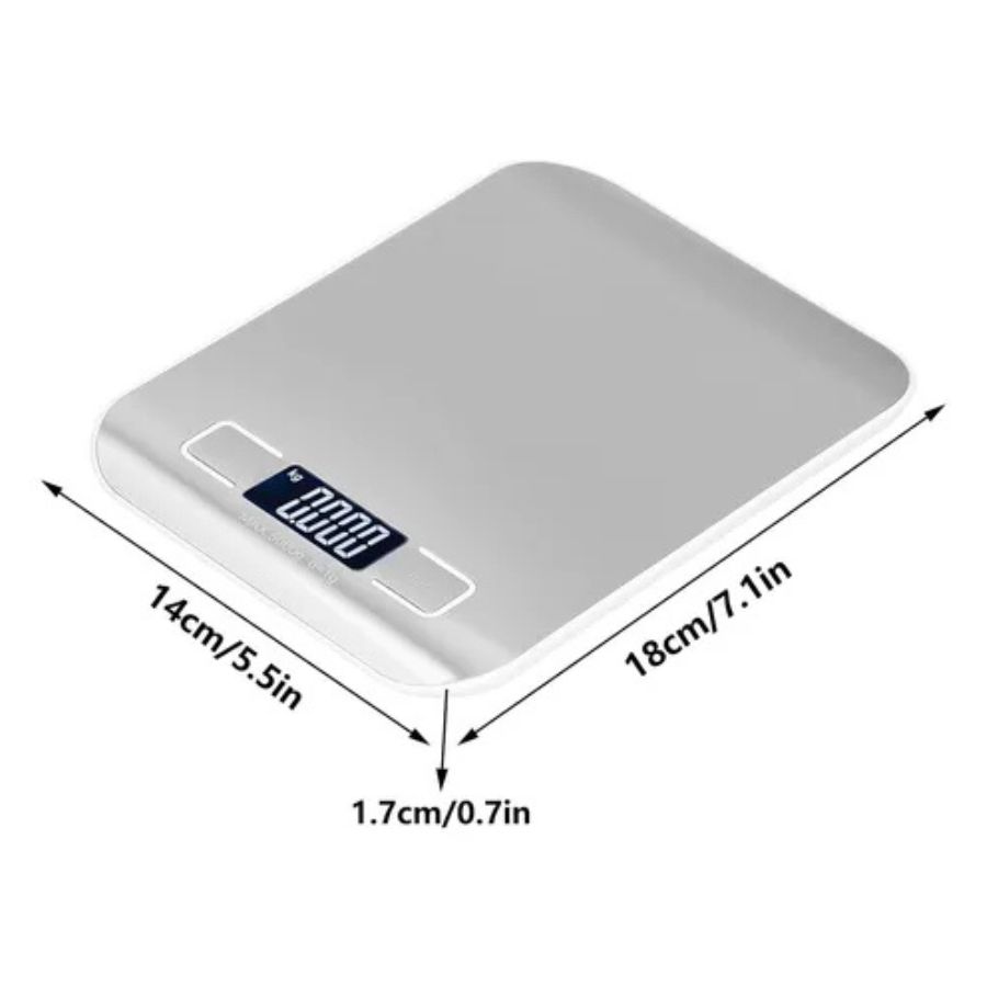 Pesa De Cocina Báscula De Alimentos Peso Cocina Pantalla Lcd - Vista 4