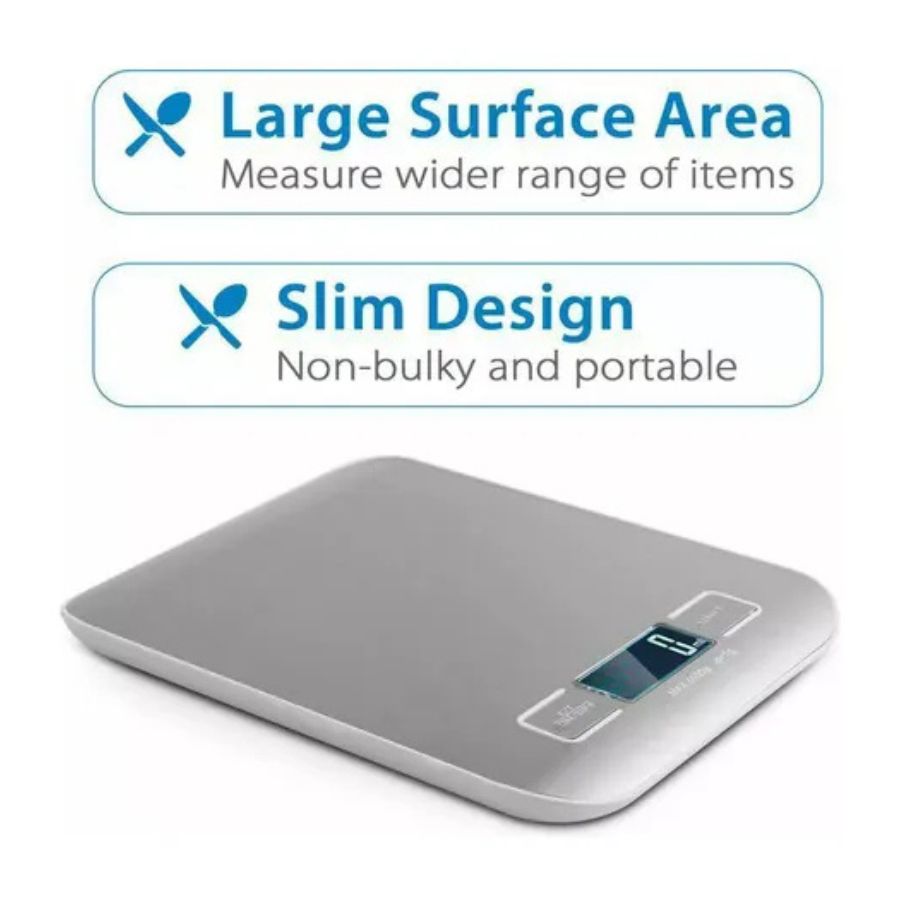 Pesa De Cocina Báscula De Alimentos Peso Cocina Pantalla Lcd
