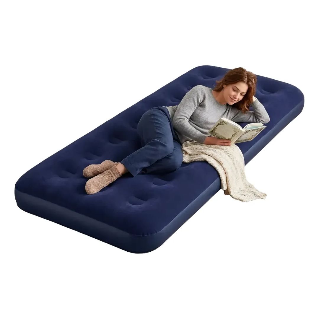 Colchon Inflable Individual Cama Aire Comoda Resistente