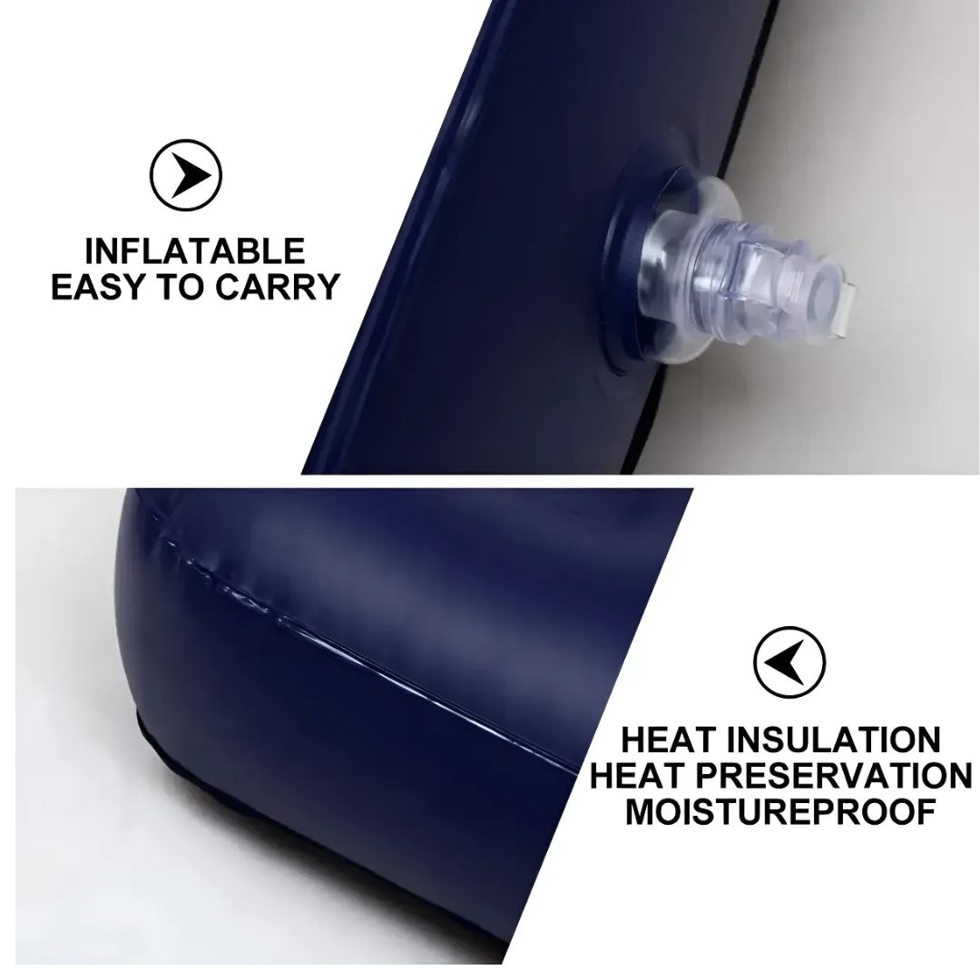 Colchon Inflable Individual Cama Aire Comoda Resistente - Vista 4