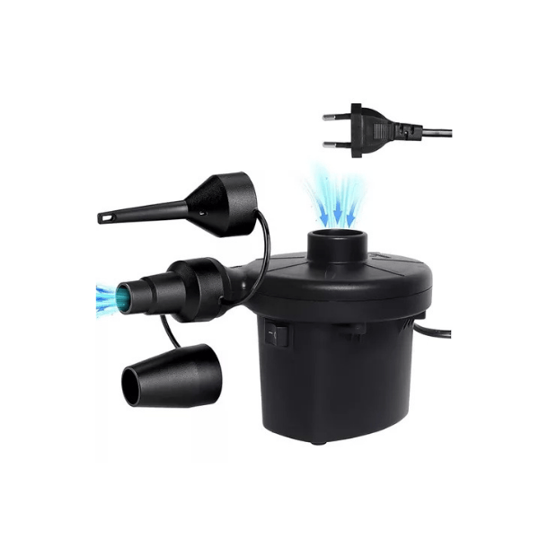 Inflador Bomba De Aire Electrica Portatil Piscina Colchones - Vista 3