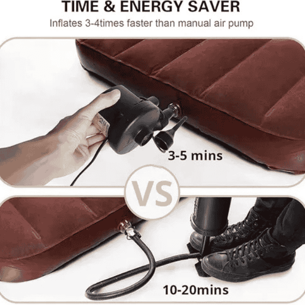 Inflador Bomba De Aire Electrica Portatil Piscina Colchones - Vista 4