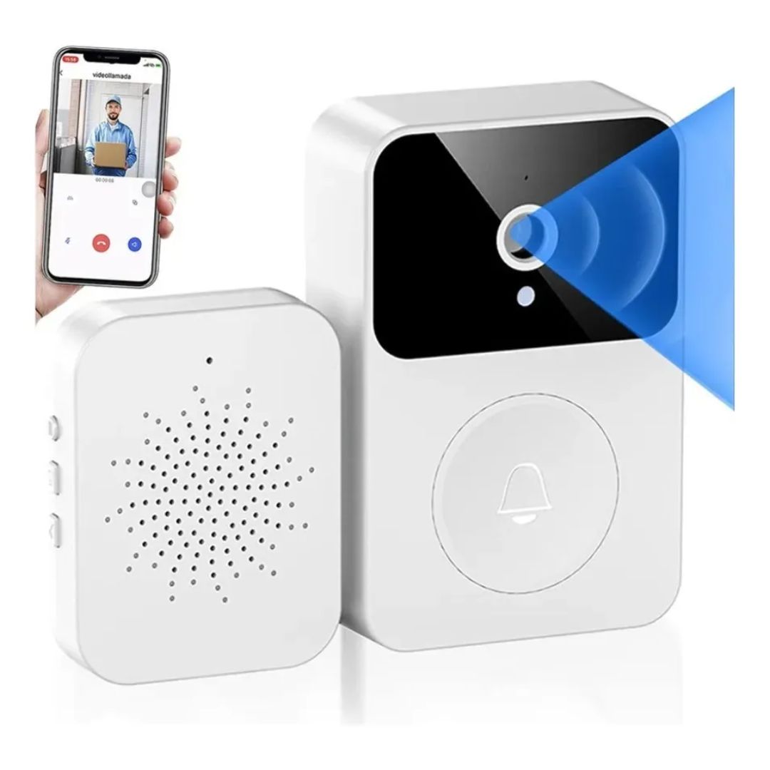 Timbre Inalambrico Inteligente Camara Video Hd Wifi Nocturna - Vista 4