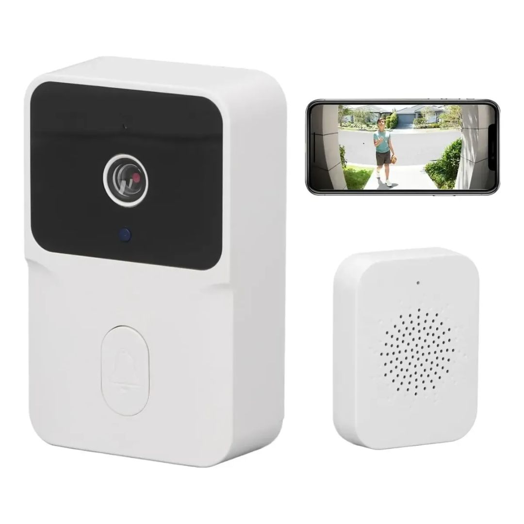 Timbre Inalambrico Inteligente Camara Video Hd Wifi Nocturna - Vista 2