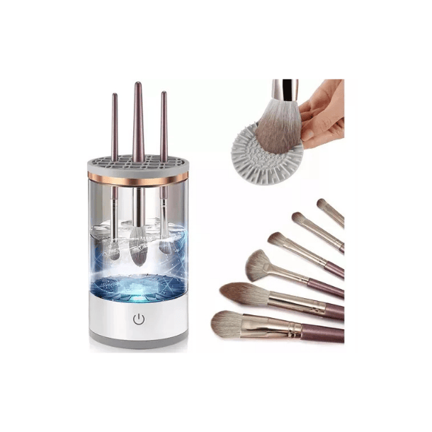 Limpiador De Brochas Maquillaje Eléctrico Cosméticos Usb - Vista 3