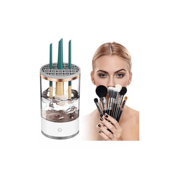 Limpiador De Brochas Maquillaje Eléctrico Cosméticos Usb - Vista 4