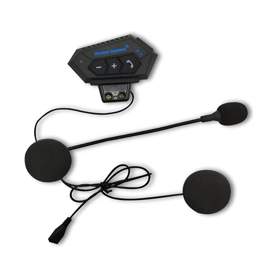 Microfono Auricular Inalámbrico Bluetooth Casco Para Moto