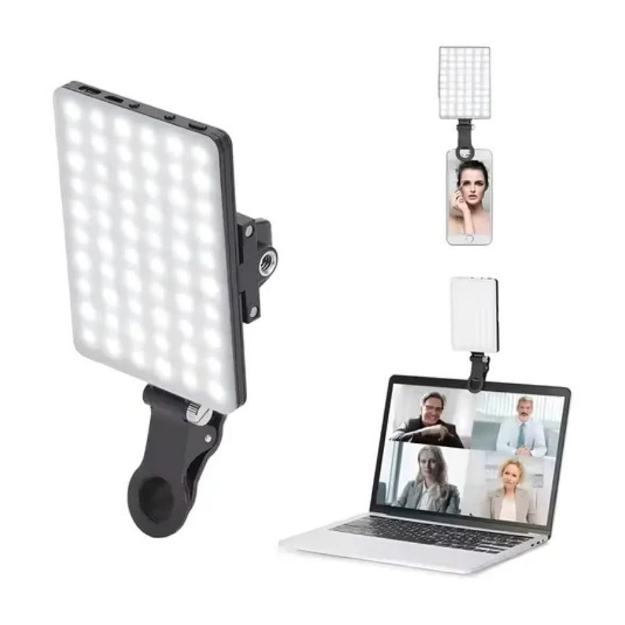 Mini Lampara Para Telefono Luz Led Con Clip Selfie Vlogger - Vista 4