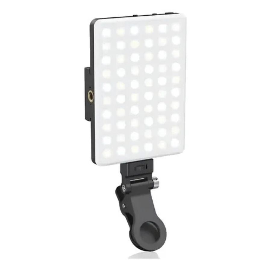 Mini Lampara Para Telefono Luz Led Con Clip Selfie Vlogger