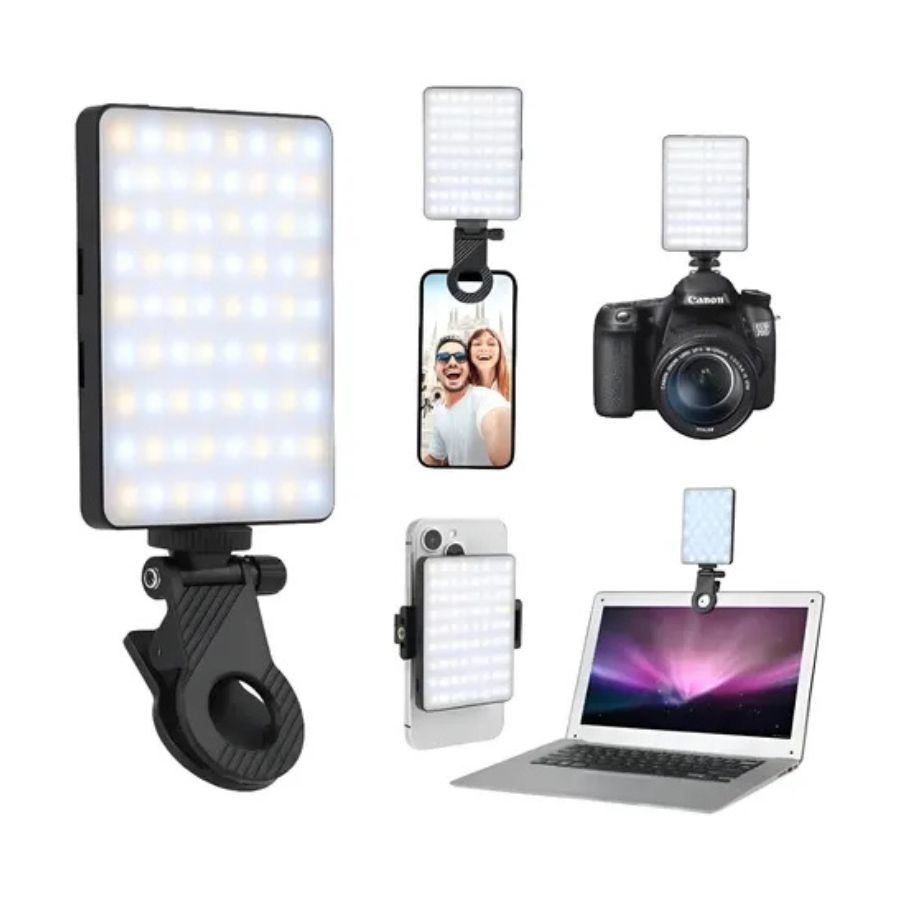 Mini Lampara Para Telefono Luz Led Con Clip Selfie Vlogger - Vista 3