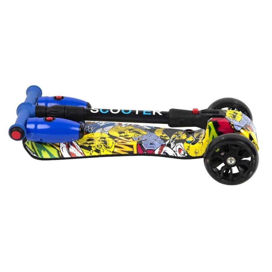 Monopatín Patineta Scooter Vapor Niños Bluetooth Música Led Multicolor - Vista 5