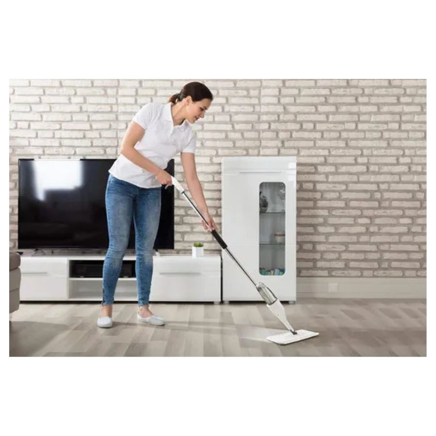 Mopa Spray Con Rociador Trapeador Limpieza Pisos - Vista 3