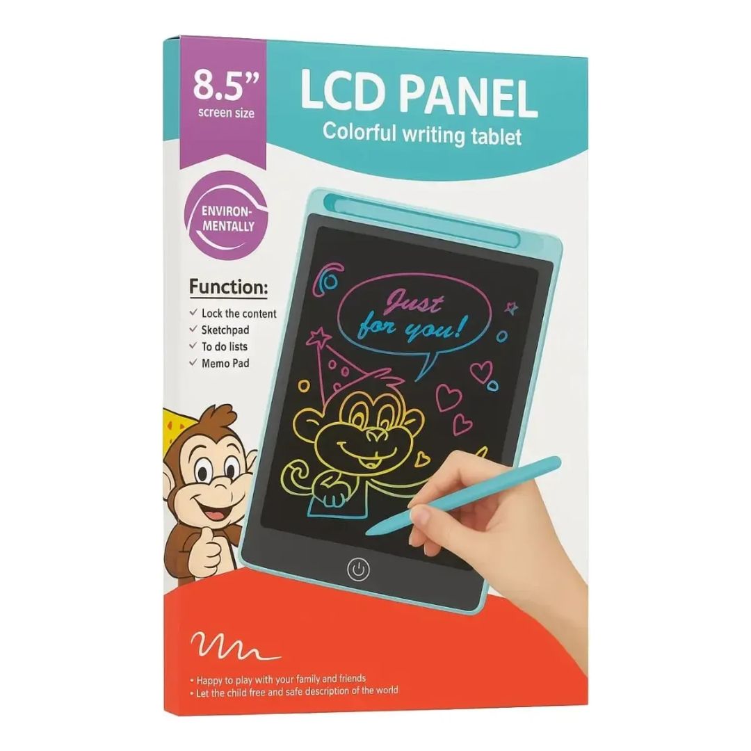 Mini Pizarra Tableta Pantalla Magica Dibujo Led Para Niños