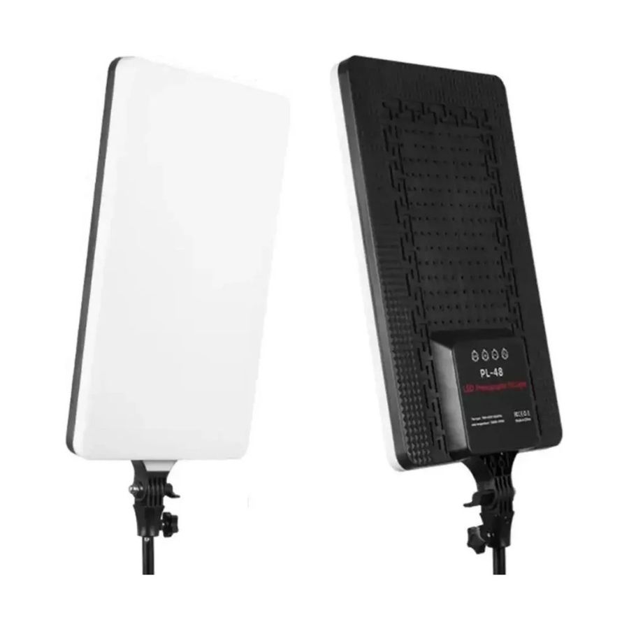 Panel De Iluminación Pl-48 Estudio Fotografía Led + Tripode - Vista 5