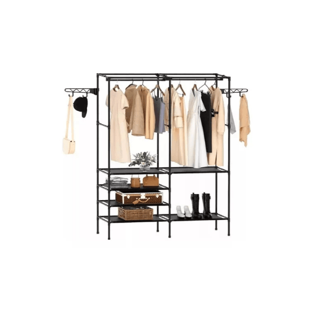 Perchero De Piso Organizador Closet Zapatero Multifuncional
