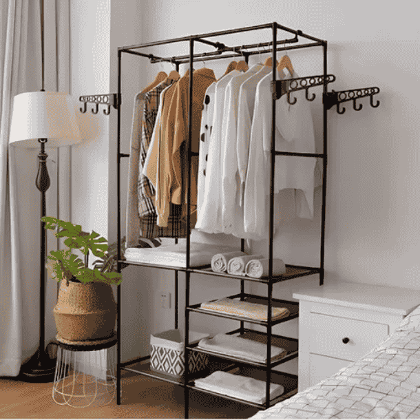 Perchero De Piso Organizador Closet Zapatero Multifuncional - Vista 2