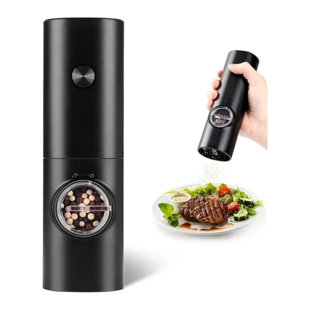 Molinillo Pimentero Electrico Especias Cocina Con Luz Led - Vista 2