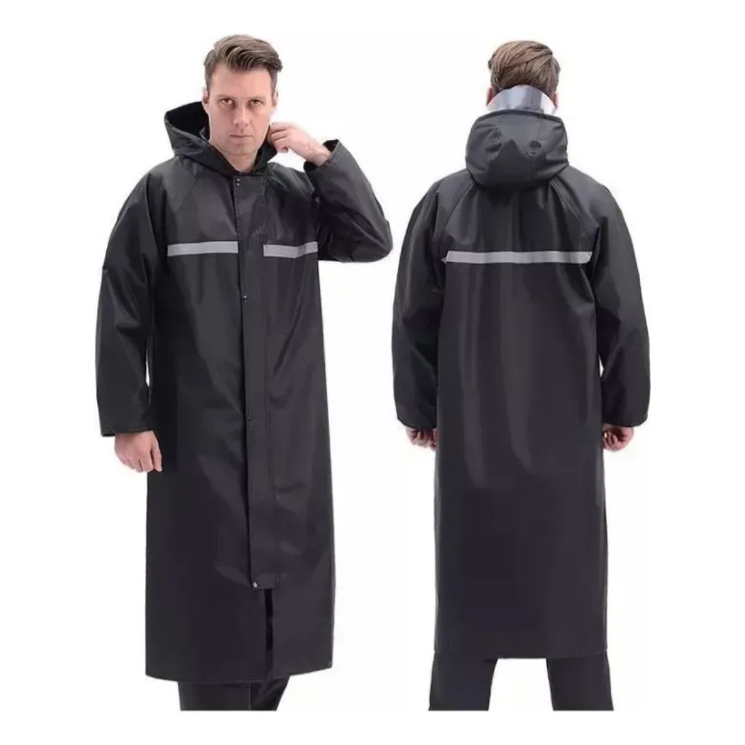 Impermeable Chaqueta Poncho Lluvia Motorizado Reflectiva