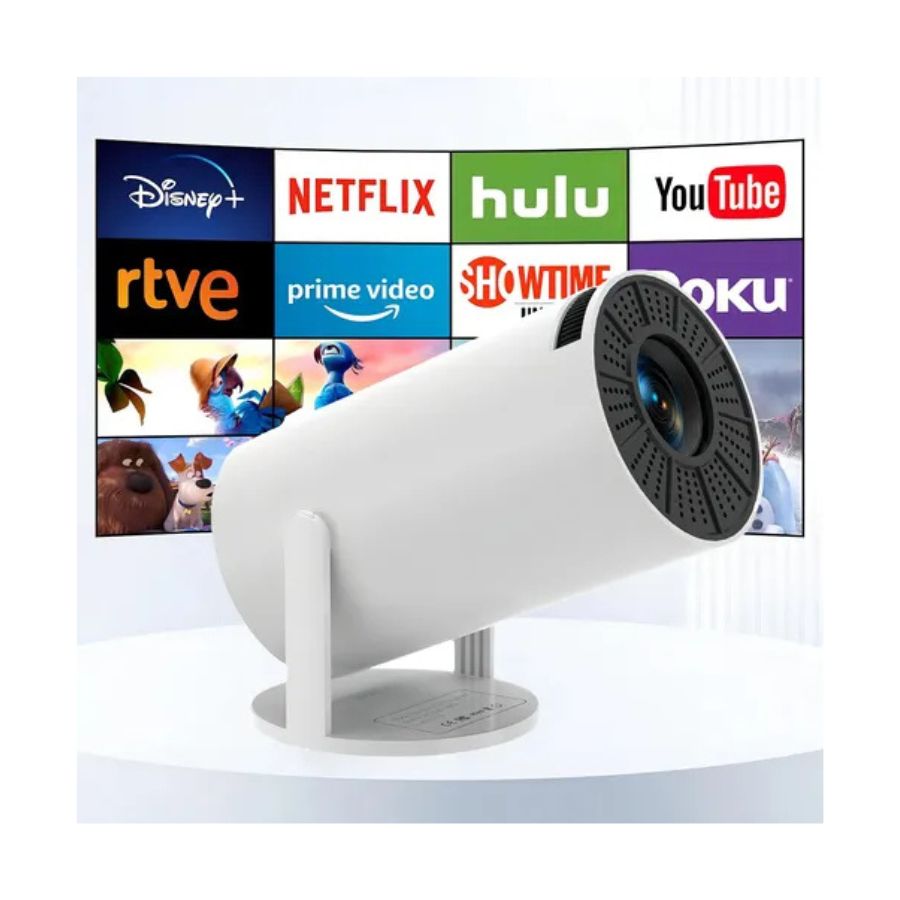 Mini Proyector Android Control Remoto Wi-fi Led 1080p Usb 4k - Vista 4