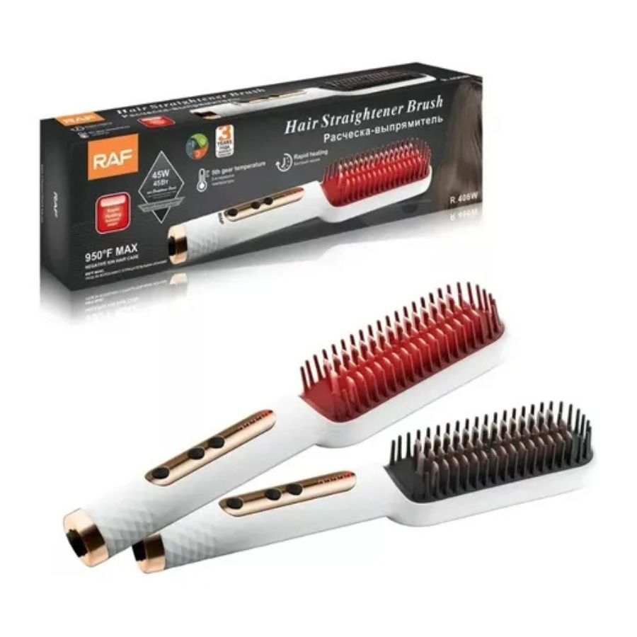 Cepillo Alisador Eléctrico Térmico R406 45w Portatil - Vista 2