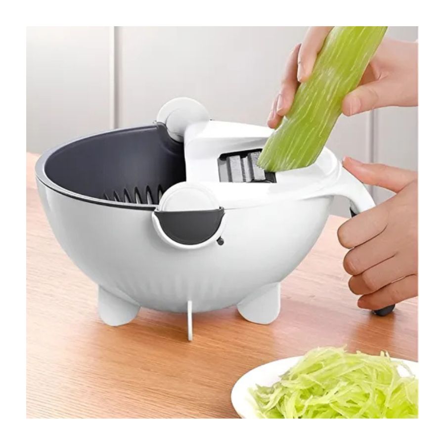 Rallador Cortadora De Vegetales Picador De Alimentos 9 En 1 - Vista 3