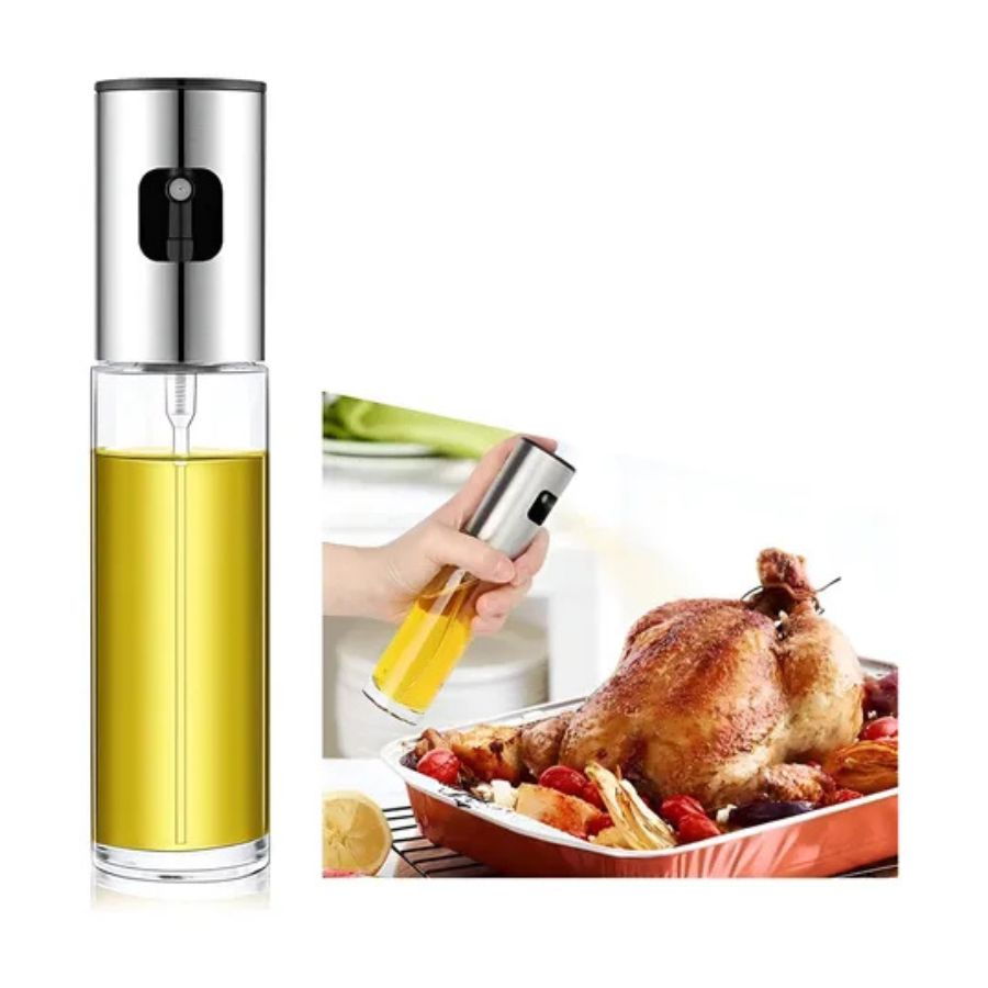 Rociador Spray De Aceite O Vinagre Con Mini Embudo 100ml