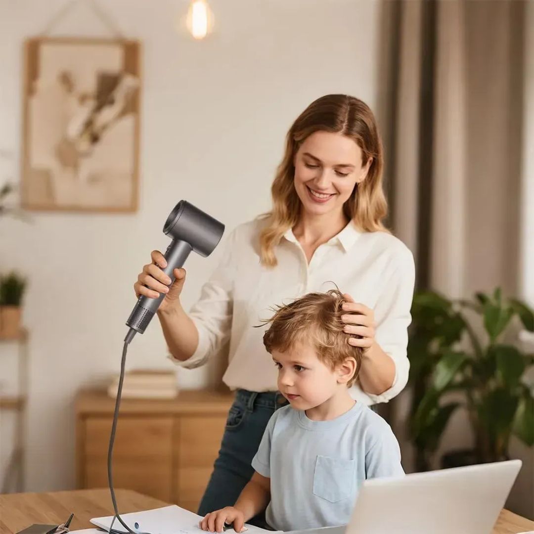 Secador De Cabello Iónico Profesional Eléctrico Viaje Led - Vista 2
