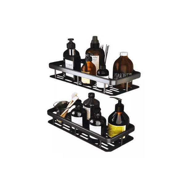 Soporte Estante Para Baño 4 Piezas Almacenamiento De Pared - Vista 3