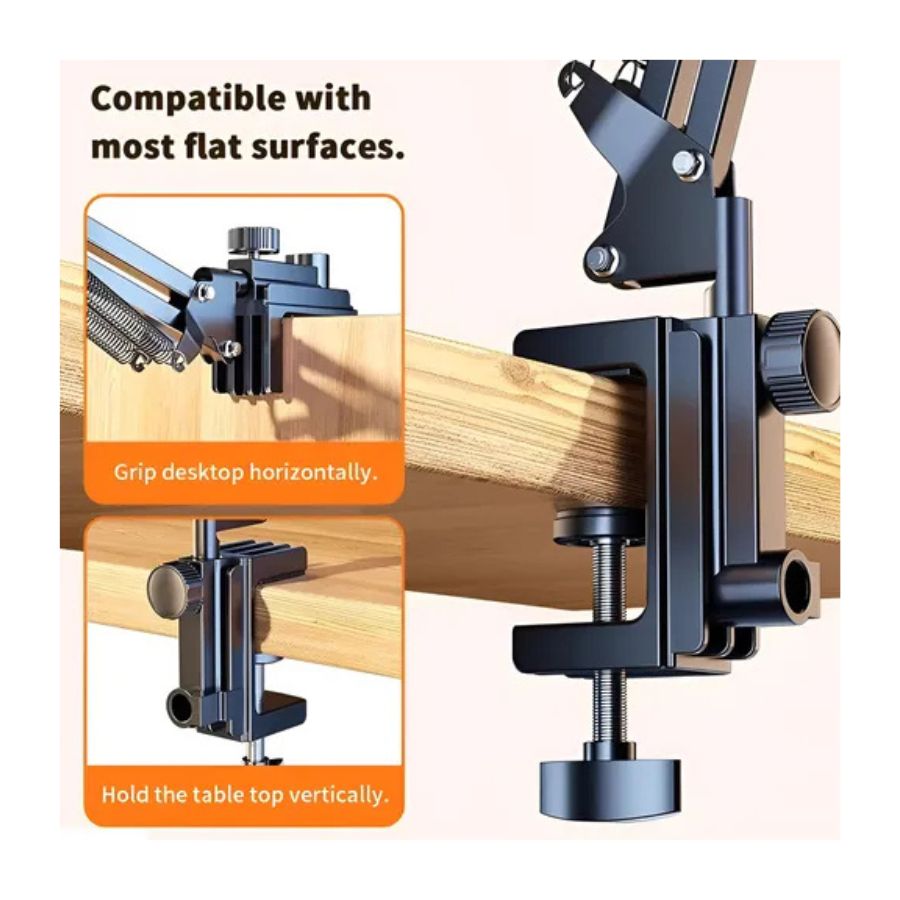 Soporte Brazo Flexible Para Tablet Y Telefono Rotación 360° - Vista 4